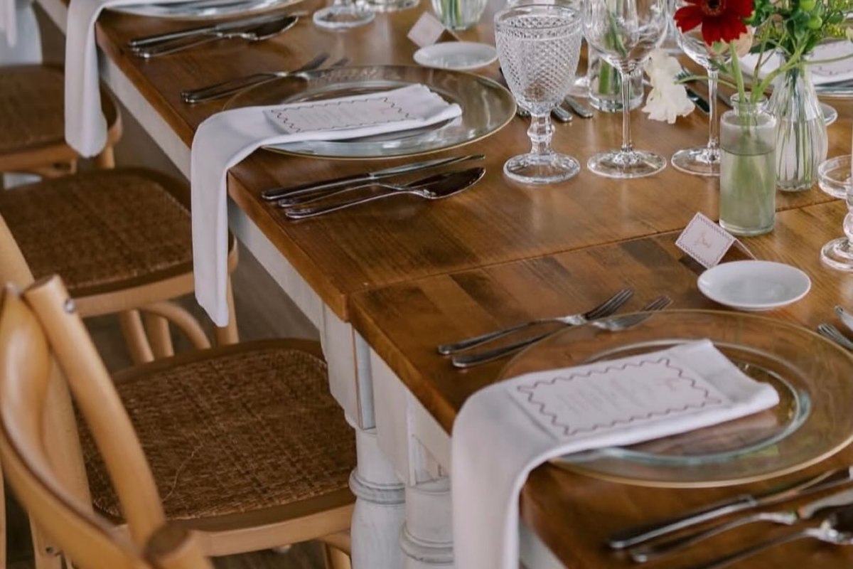 Mesa de casamento elegante